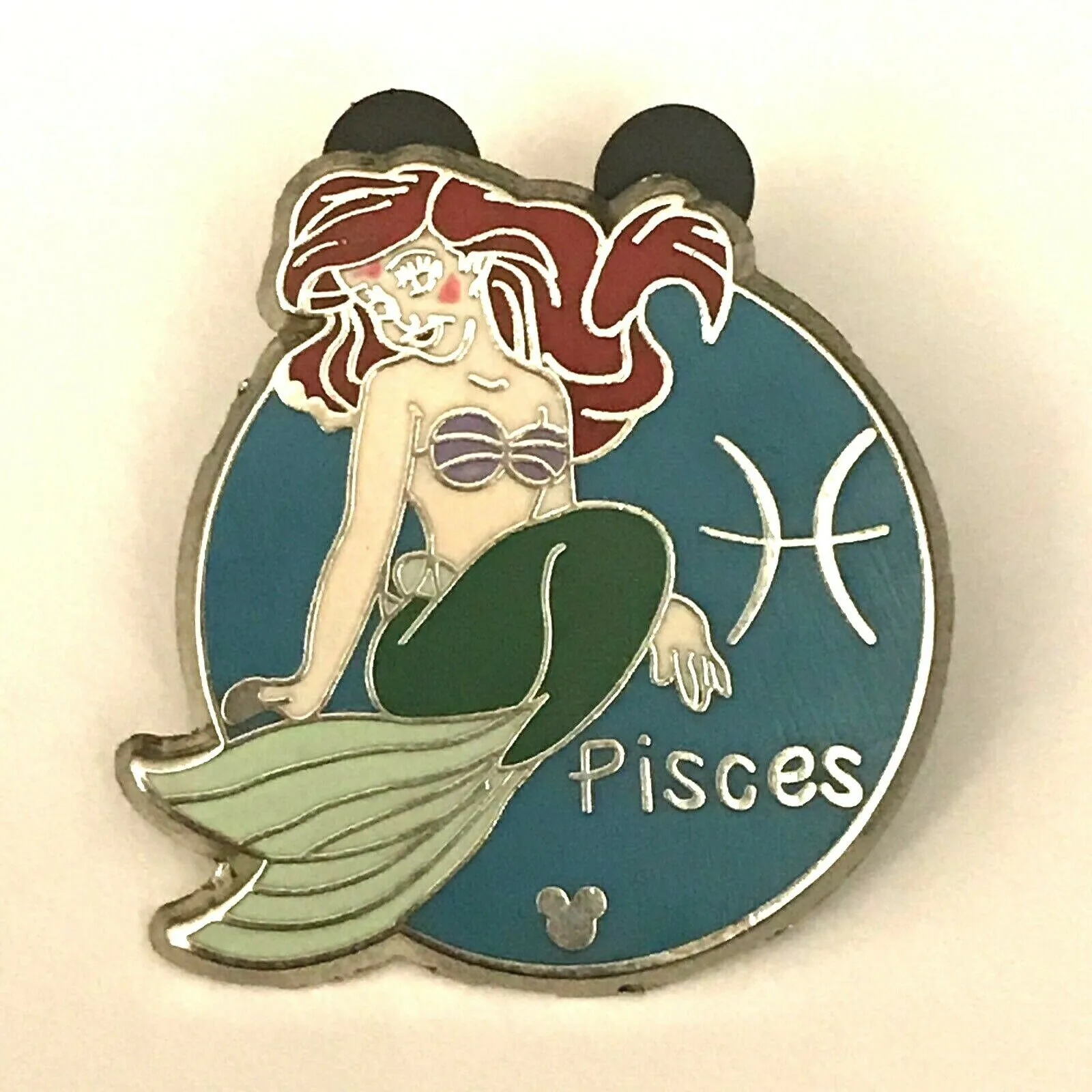 2012 Hidden Mickey Series - Zodiac Collection - Pisces Ariel Disney Pin