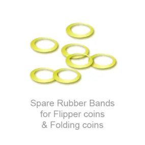 25ct. Rubber Bands - for Folding and Flipper Half Dollars (Keuppers)