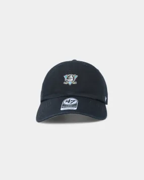 47 Brand Anaheim Ducks Clean Up Strapback Black