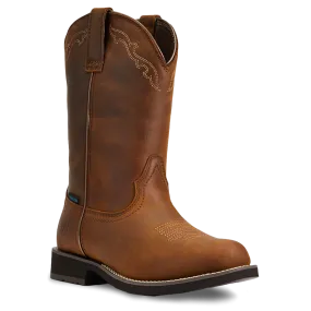 Ariat Ladies Delilah Brown Round Toe Waterproof Boots 10040272