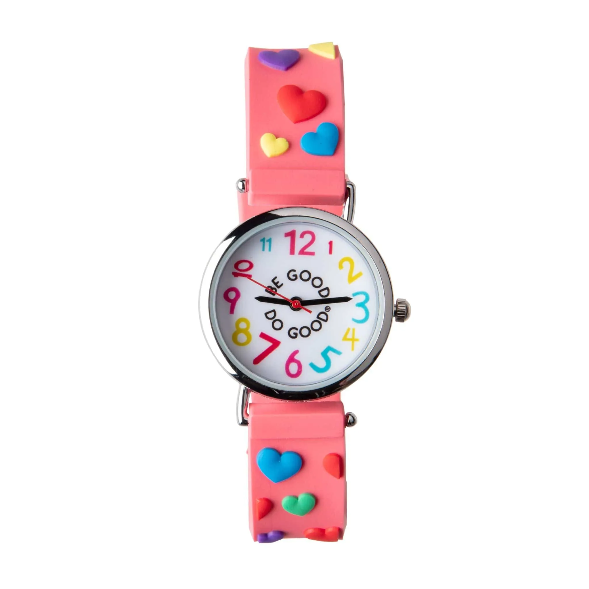 Arvo Kids' Peach Hearts Watch