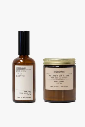 Best of Both Candle and Room Spray Whiskey In a Jar Gift Bag