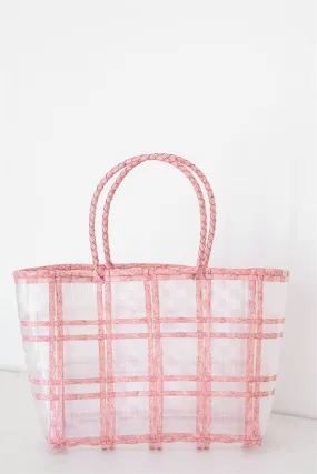 Bonnie Basket Bag - Pink