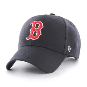 Boston Red Sox Navy MVP SNAPBACK Cap Navy MLB  by 47 Brand