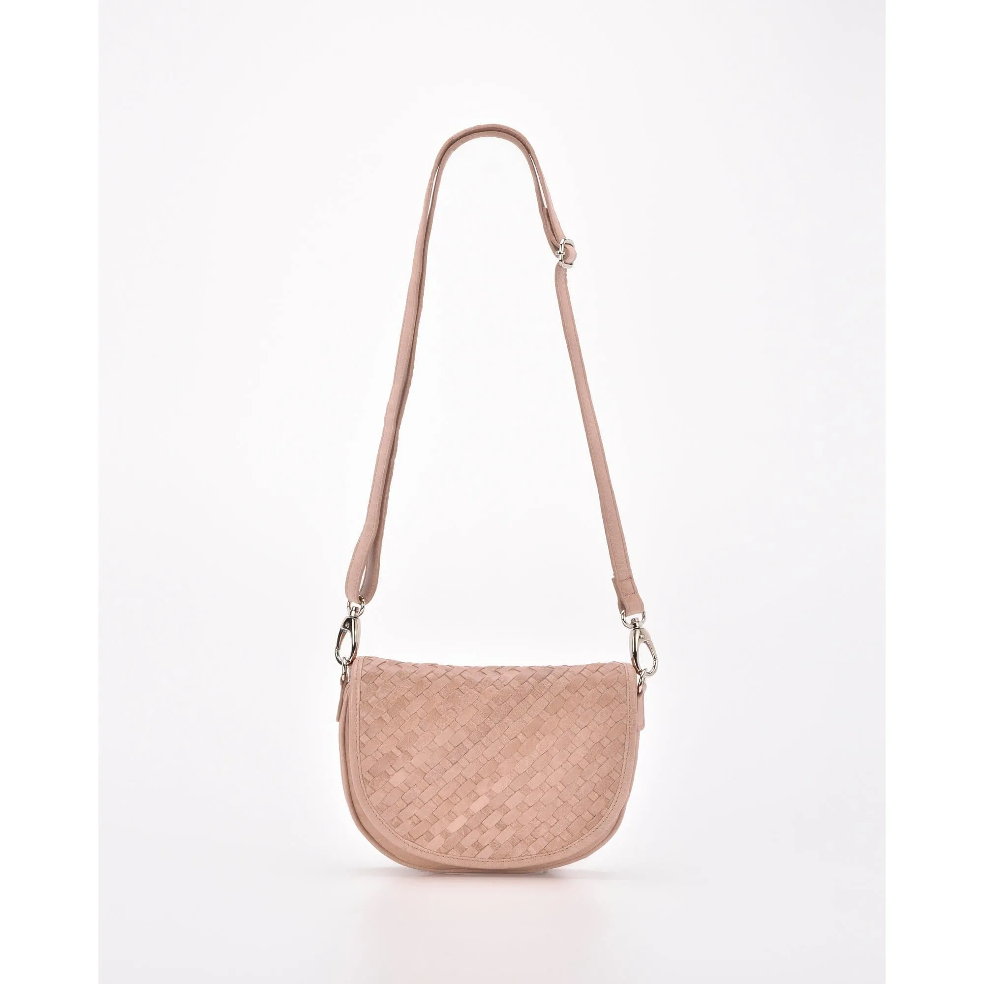 COBB & CO Surrey Woven Leather Crossbody