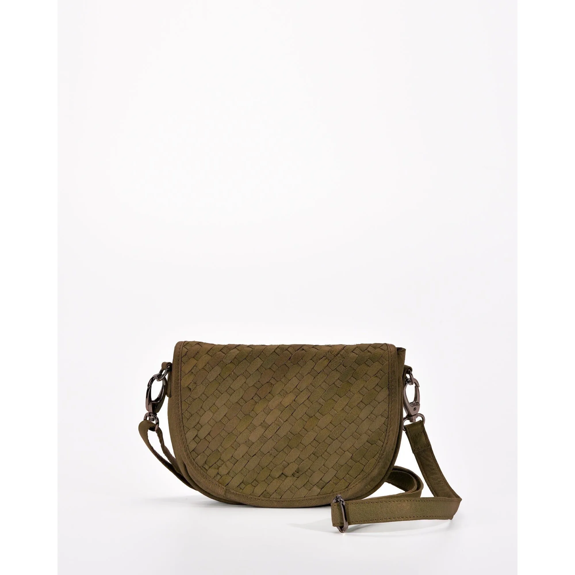 COBB & CO Surrey Woven Leather Crossbody