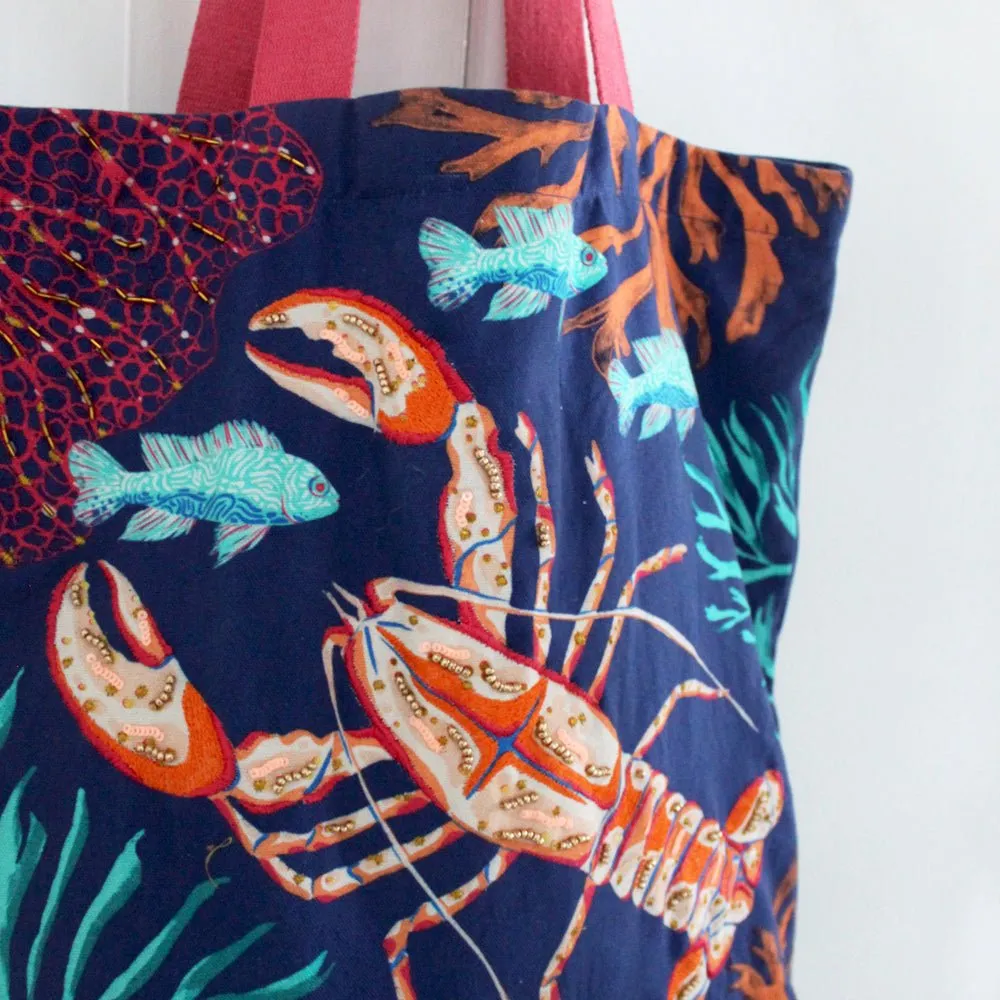 Coral Lobster Shopper