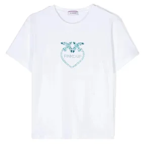 Crystal Embellished Logo T-shirt