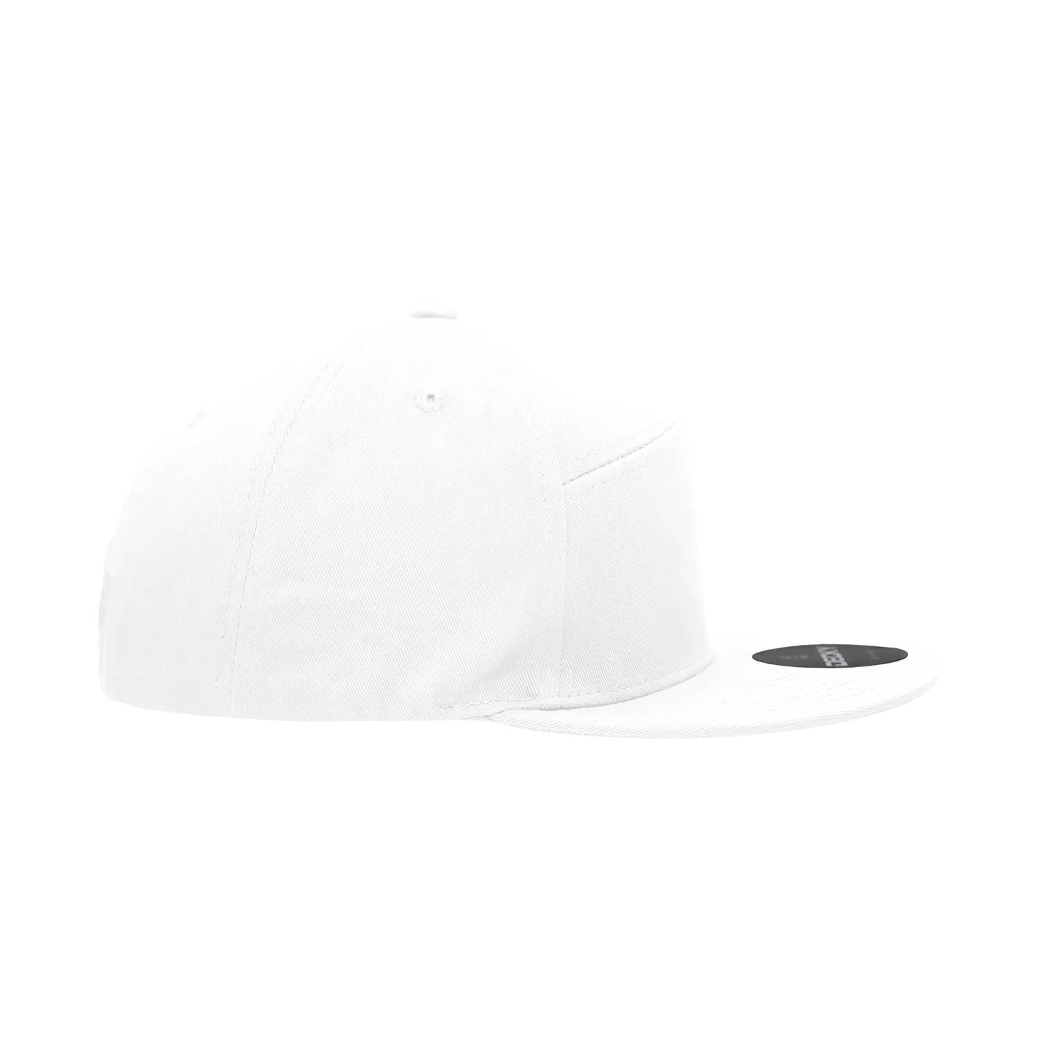 Decky 1098 7 Panel Flat Bill Hat, Snapback, 7 Panel High Profile Structured Cap