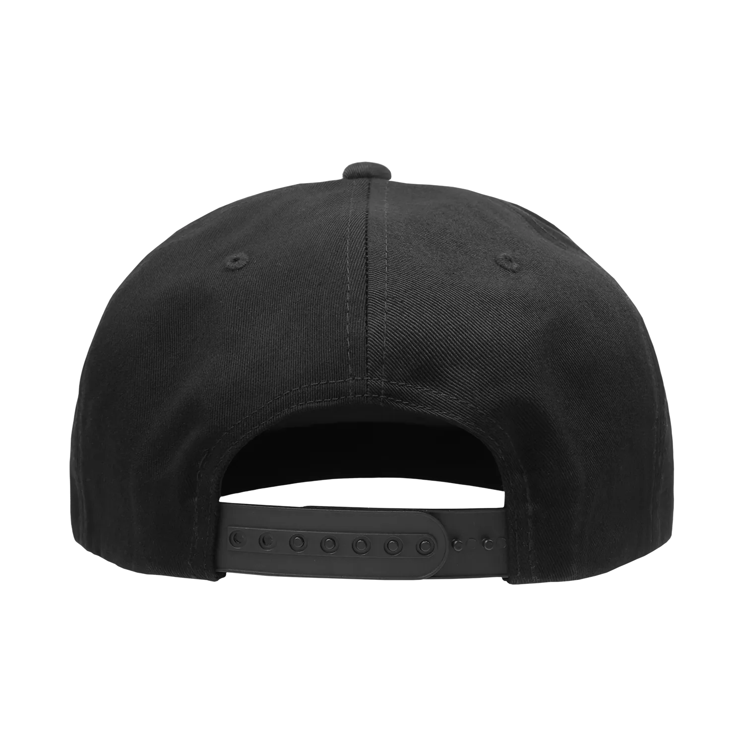 Decky 1098 7 Panel Flat Bill Hat, Snapback, 7 Panel High Profile Structured Cap