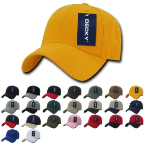 Decky 206 - 6 Panel Low Profile Structured Cap, Baseball Hat