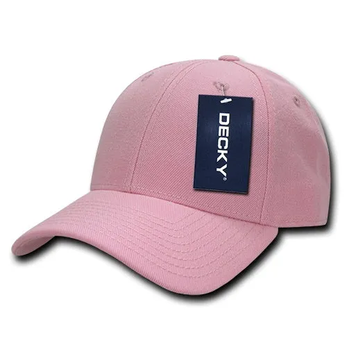 Decky 206 - 6 Panel Low Profile Structured Cap, Baseball Hat