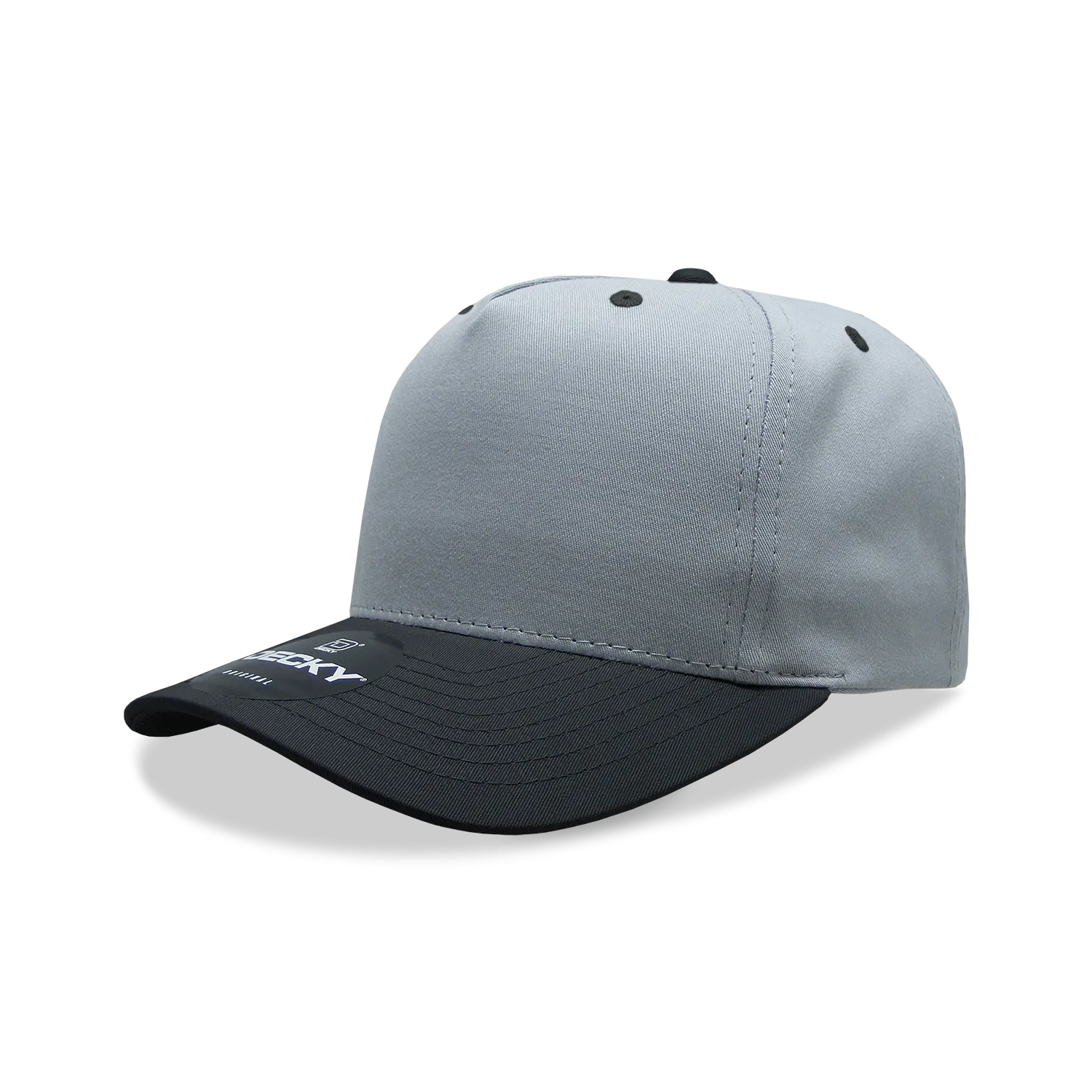 Decky 6024 - 5 Panel Mid Profile, Structured Cotton/Poly Blend Cap