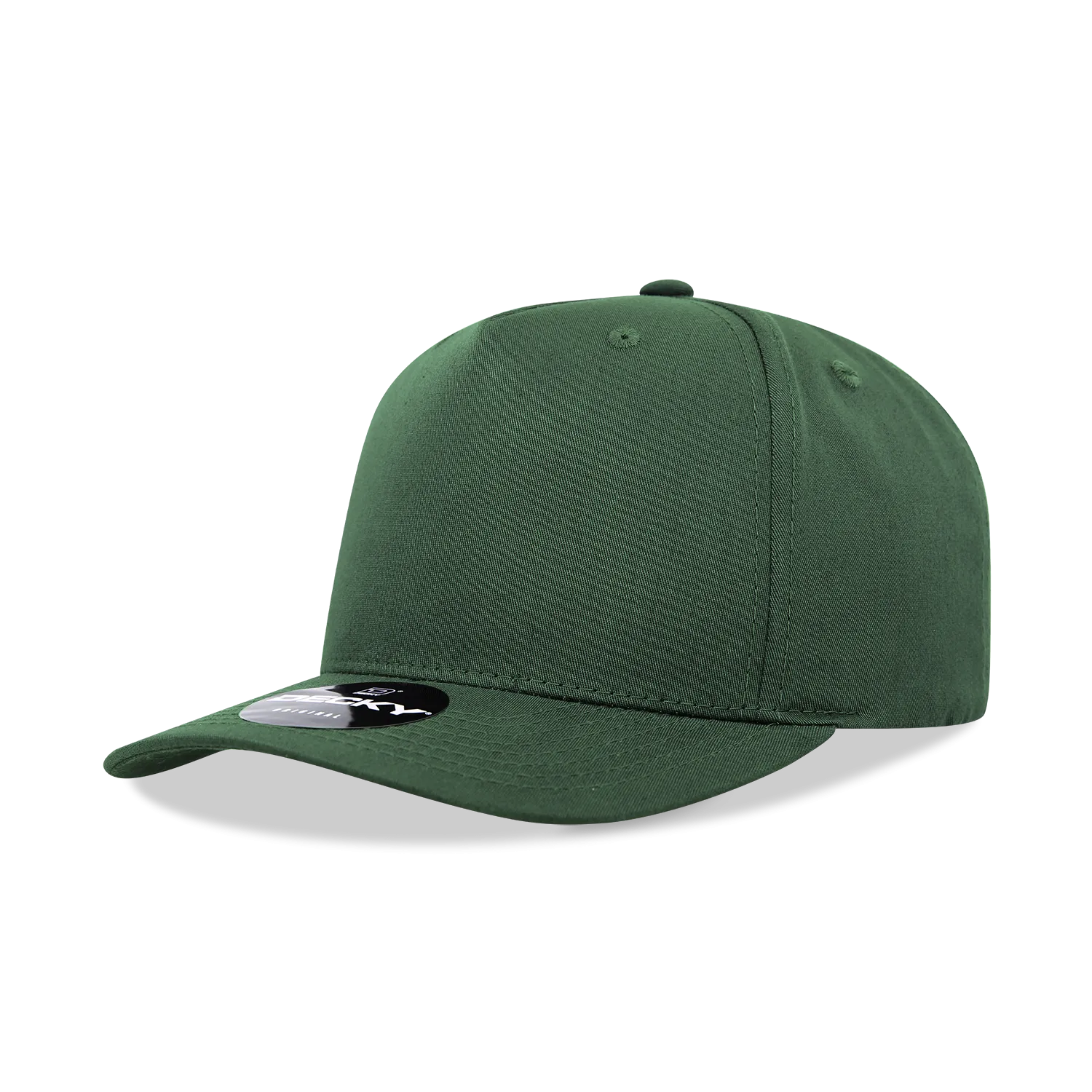 Decky 6024 - 5 Panel Mid Profile, Structured Cotton/Poly Blend Cap