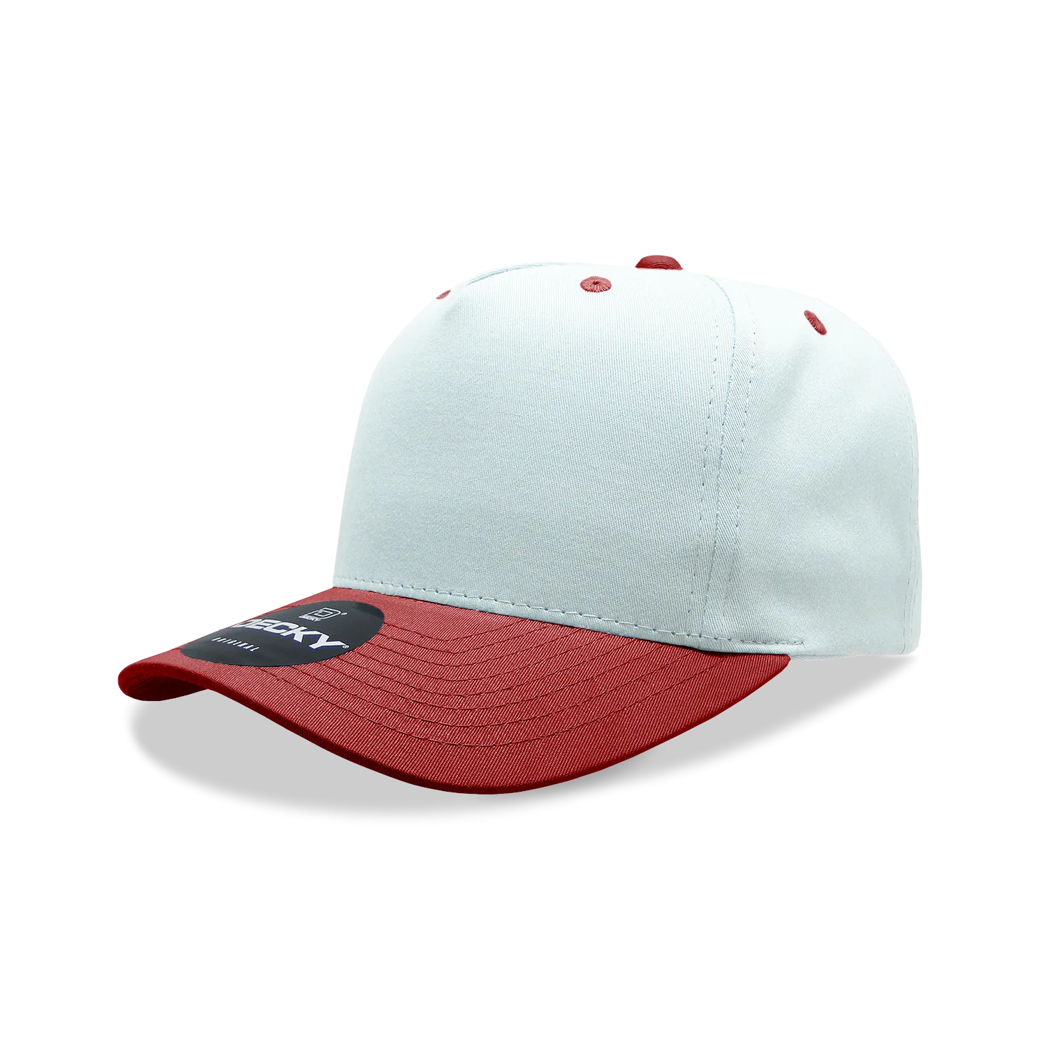 Decky 6024 - 5 Panel Mid Profile, Structured Cotton/Poly Blend Cap