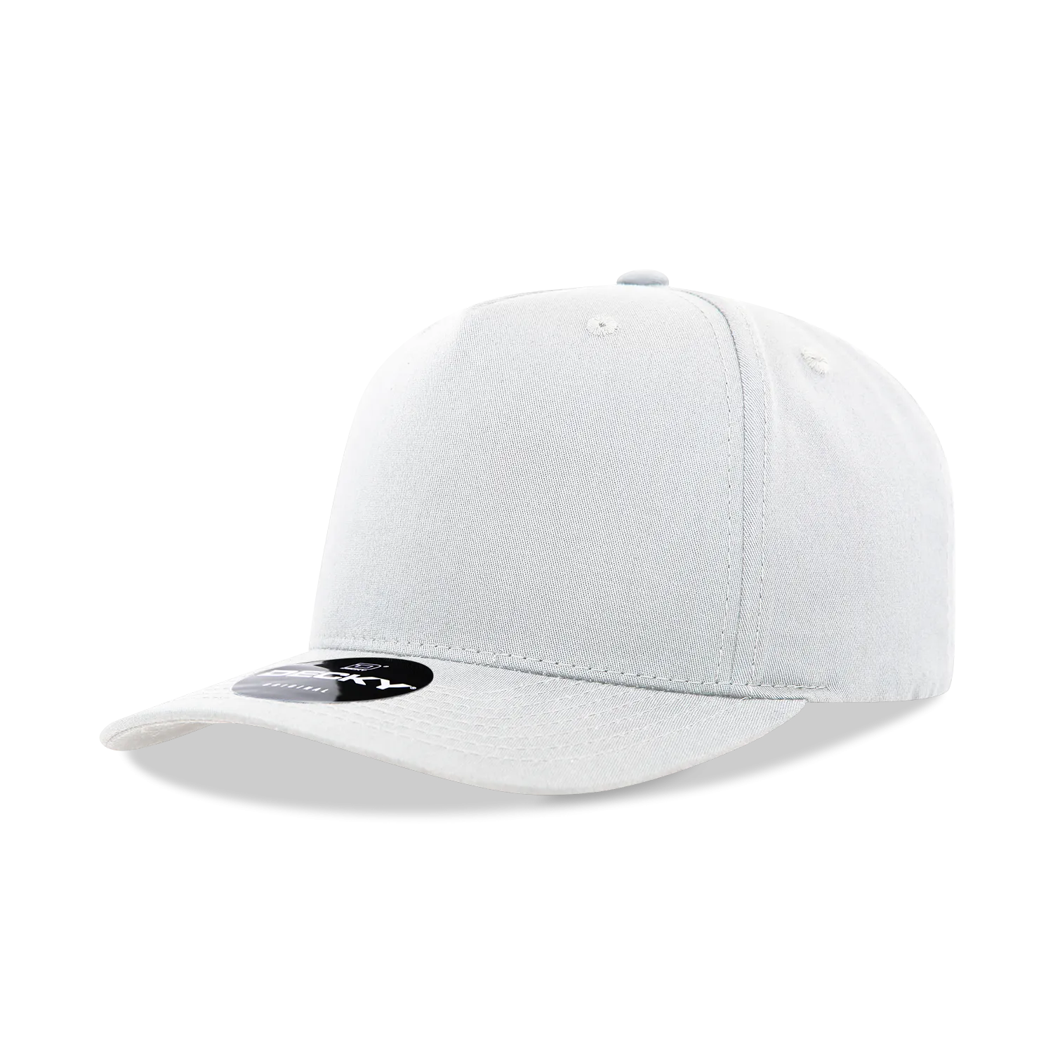 Decky 6024 - 5 Panel Mid Profile, Structured Cotton/Poly Blend Cap