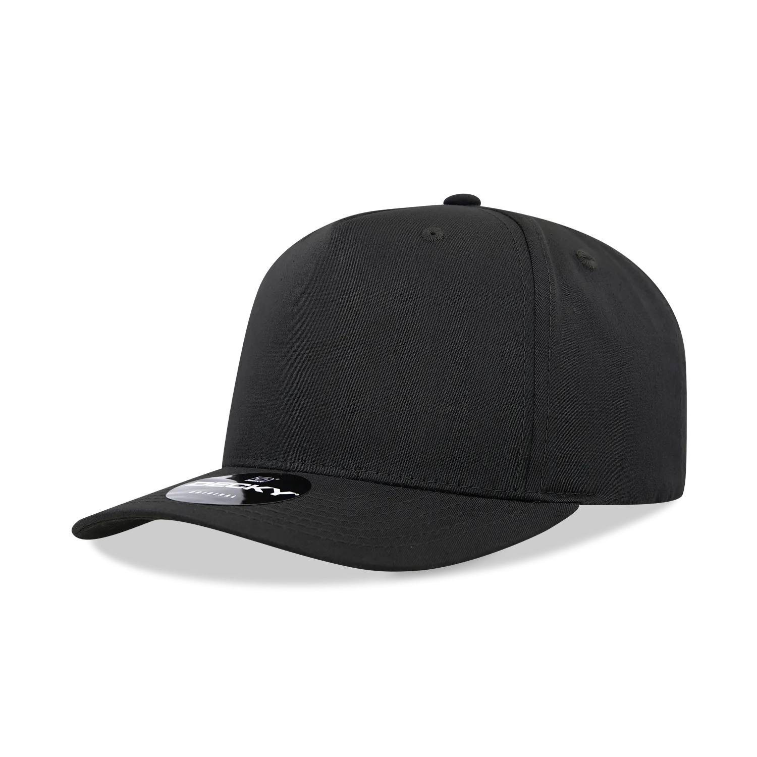 Decky 6024 - 5 Panel Mid Profile, Structured Cotton/Poly Blend Cap