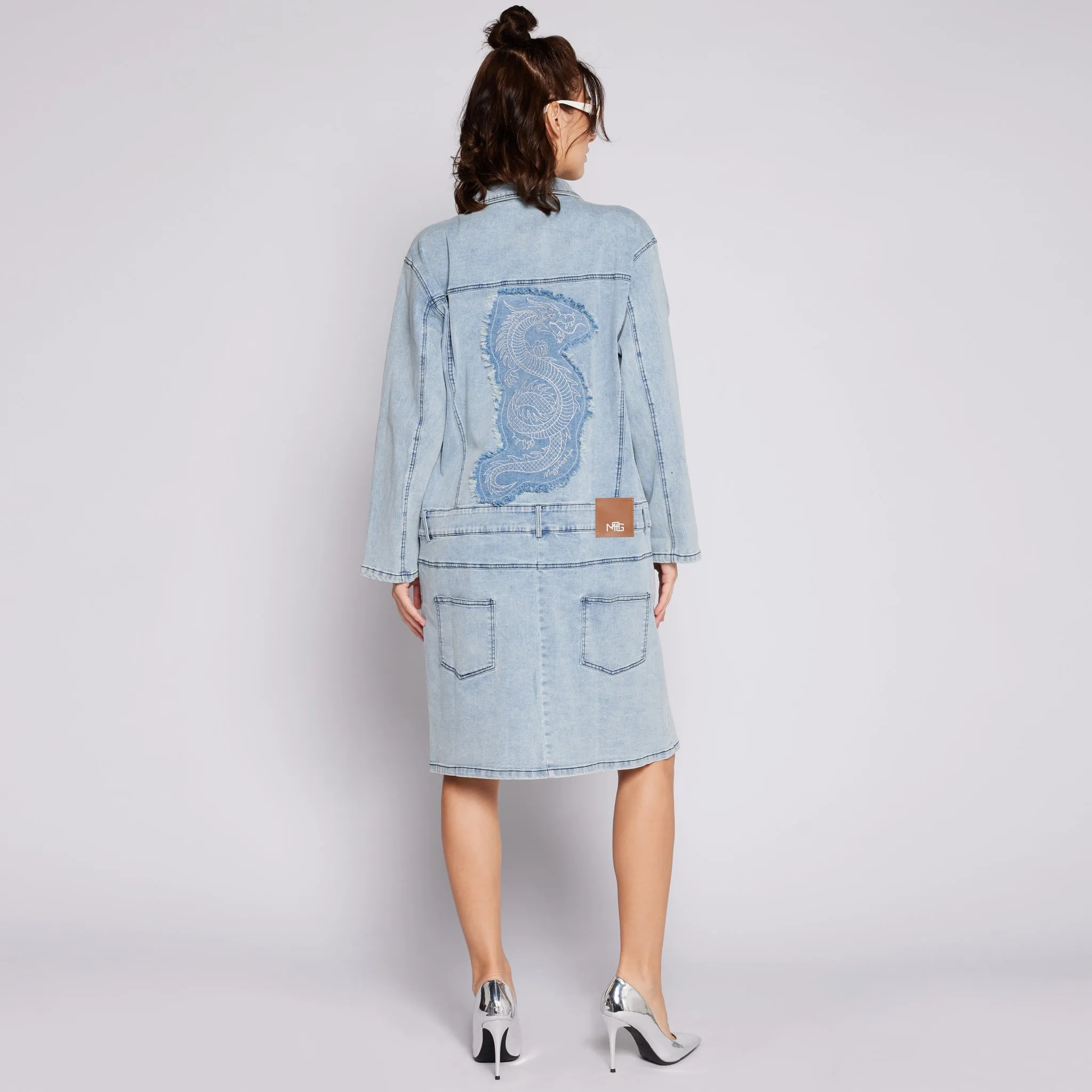 Dragon Denim Dress