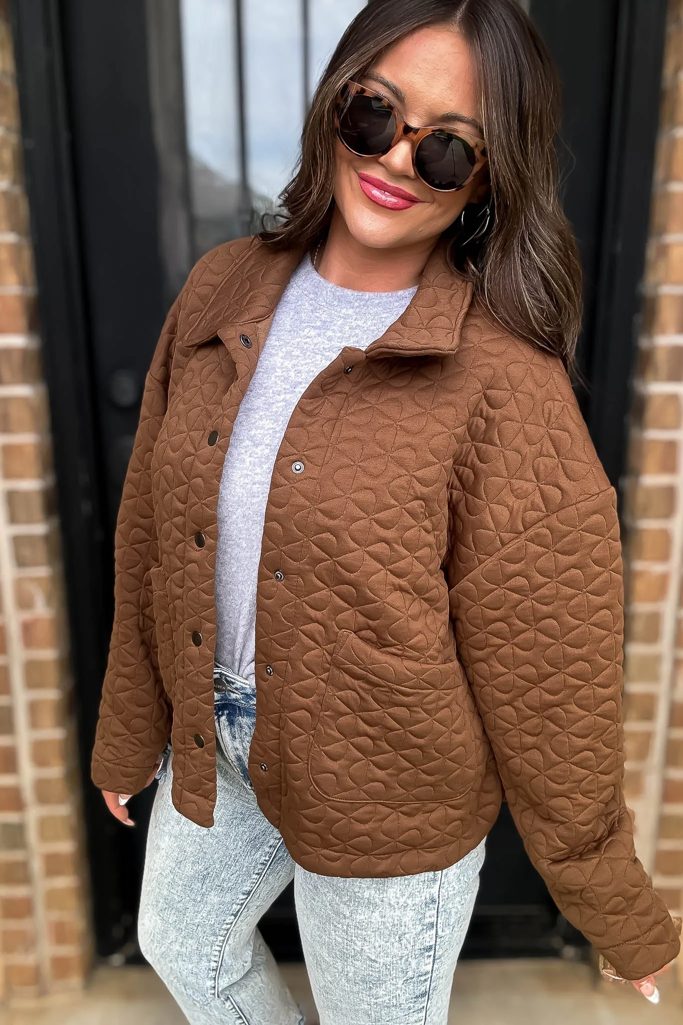 Fireside Brown Quilted Jacket