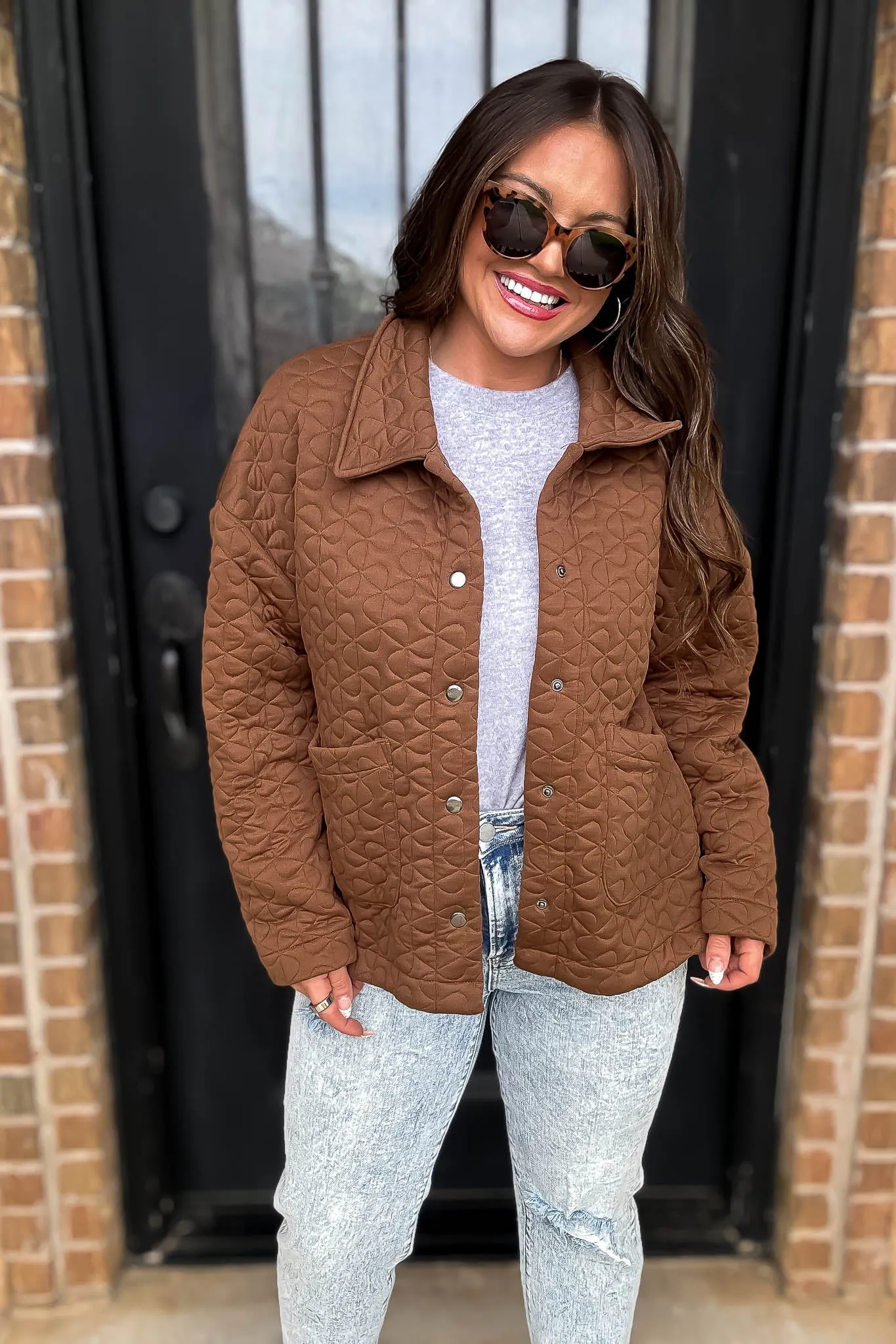 Fireside Brown Quilted Jacket