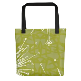 Flower Power Tote Bag – Chartreuse