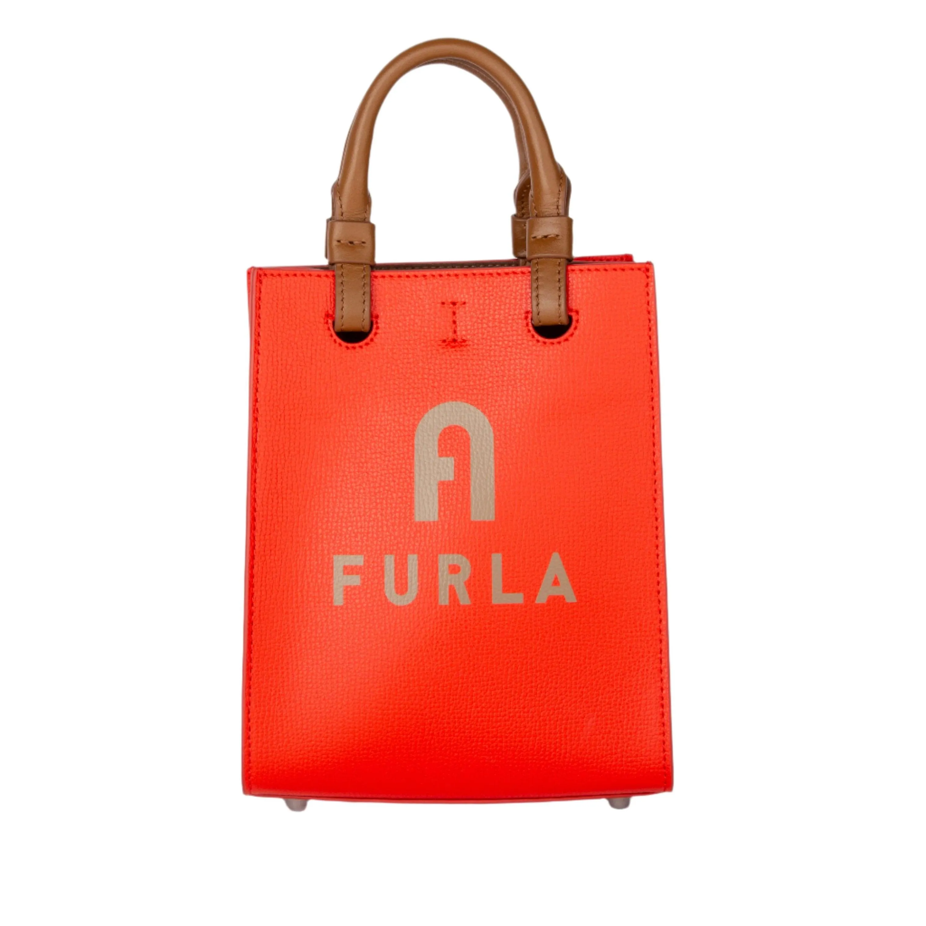 Furla Varsity Style Mini Tote Crossbody - Spritz   Greige