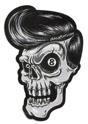 Gasser 8-ball skull patch