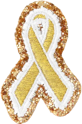 Gold Cancer Ribbon Patch