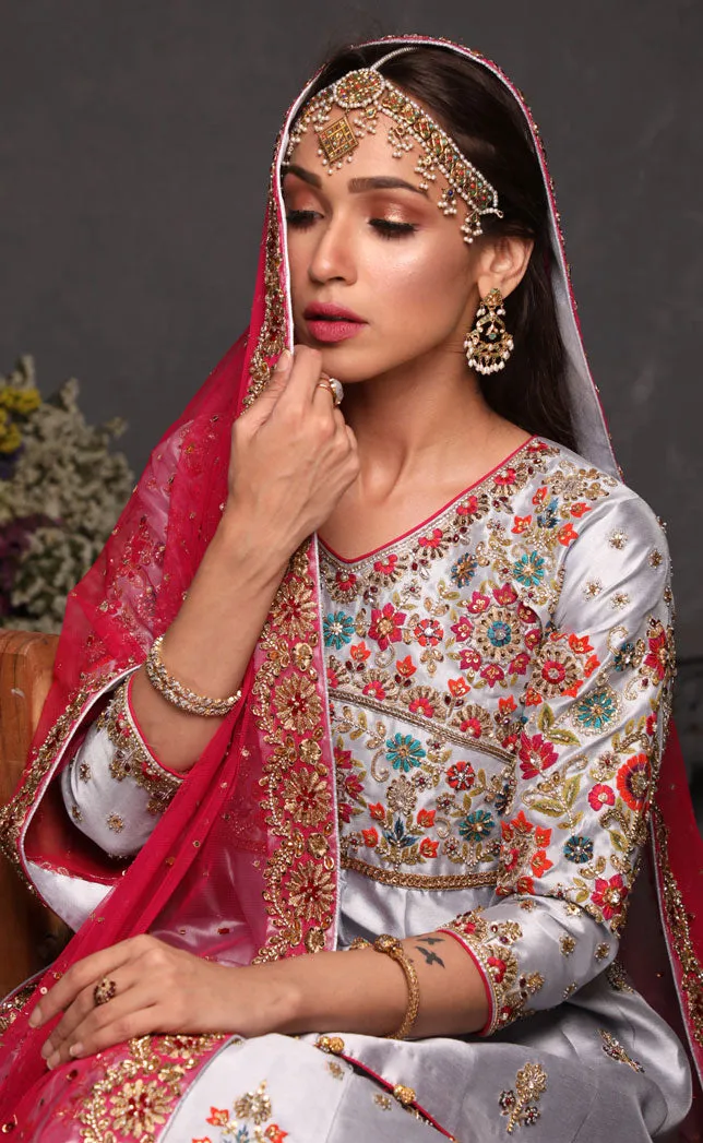 Handwork Embroidered Taffeta Luxury Lehenga Choli | SHAHIZAIB | L201919