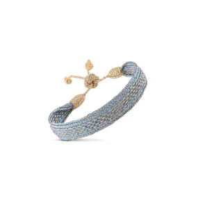 Izy n°1 bracelet in Gold Denim