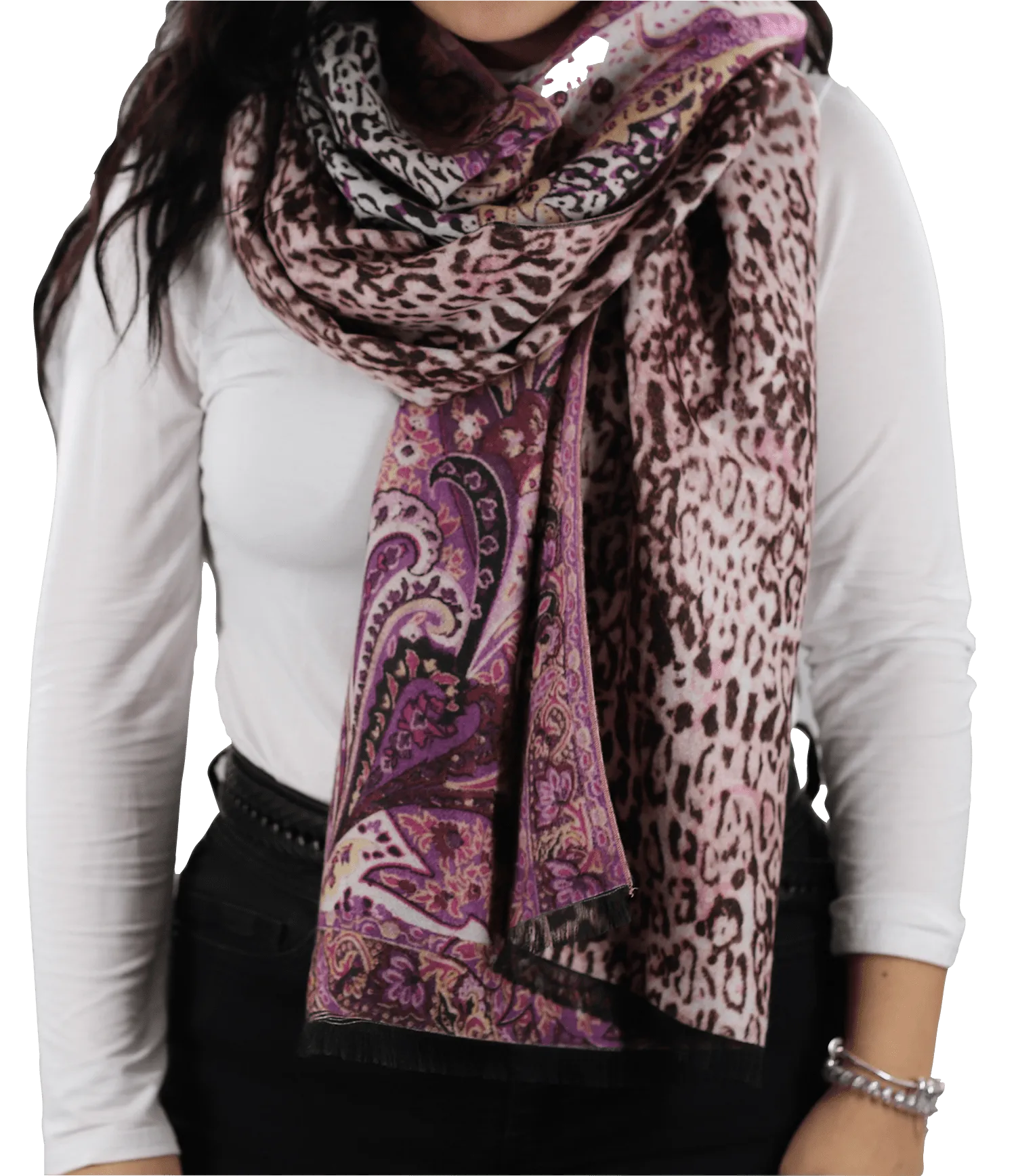 La Fiorentina | Reversible Wrap - Plum