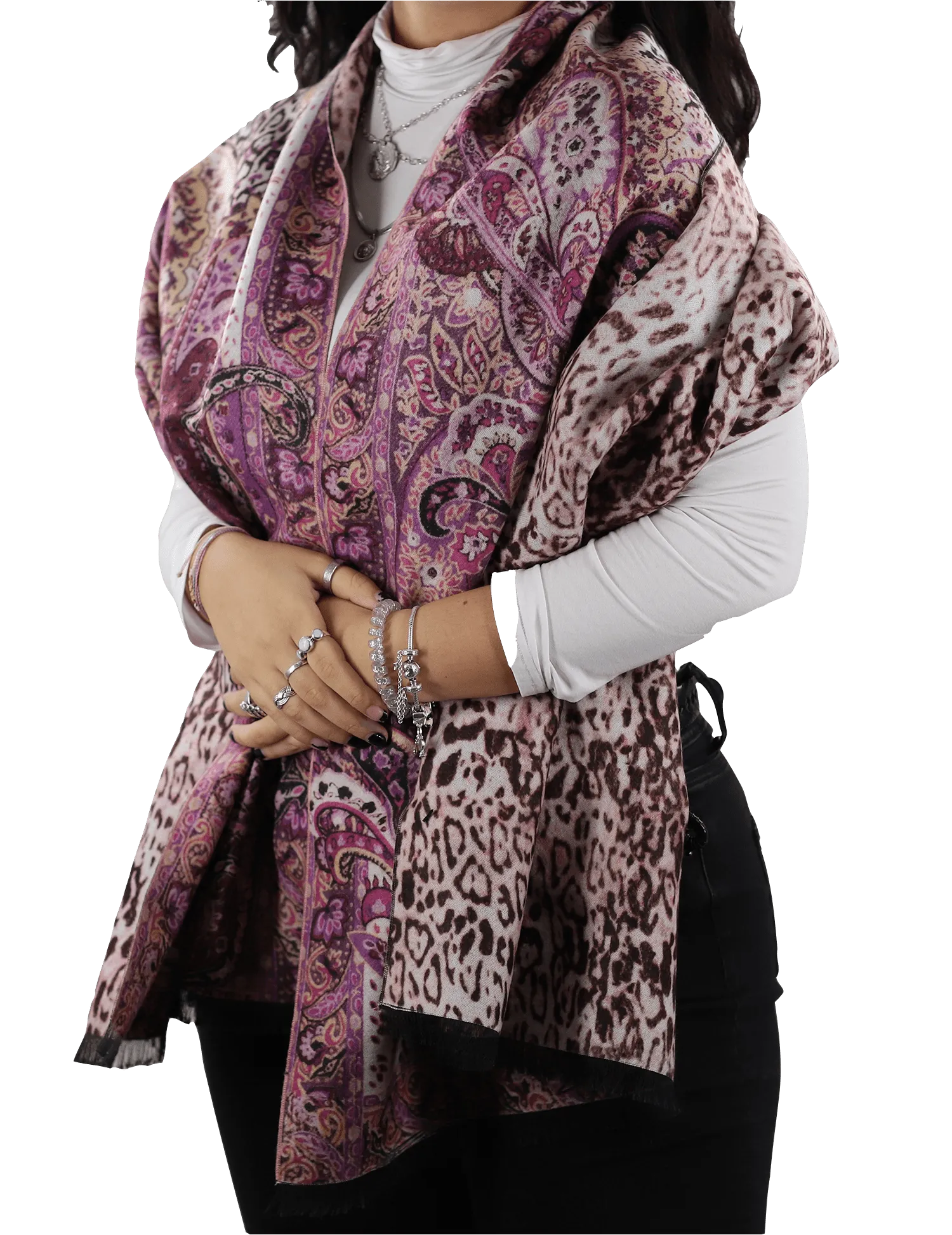 La Fiorentina | Reversible Wrap - Plum