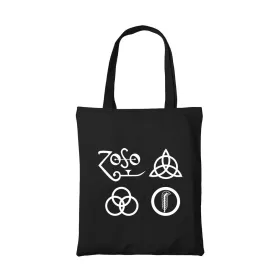 Led Zeppelin Tote Bag - Legendary Symbols