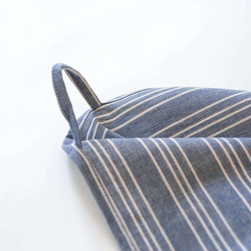 Linen / Cotton Small Ticking Hand Towel