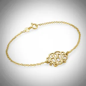 Monogram Cursive Bracelet/Anklet