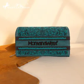 MW1279-W010 Montana West Embroidered Collection Wallet