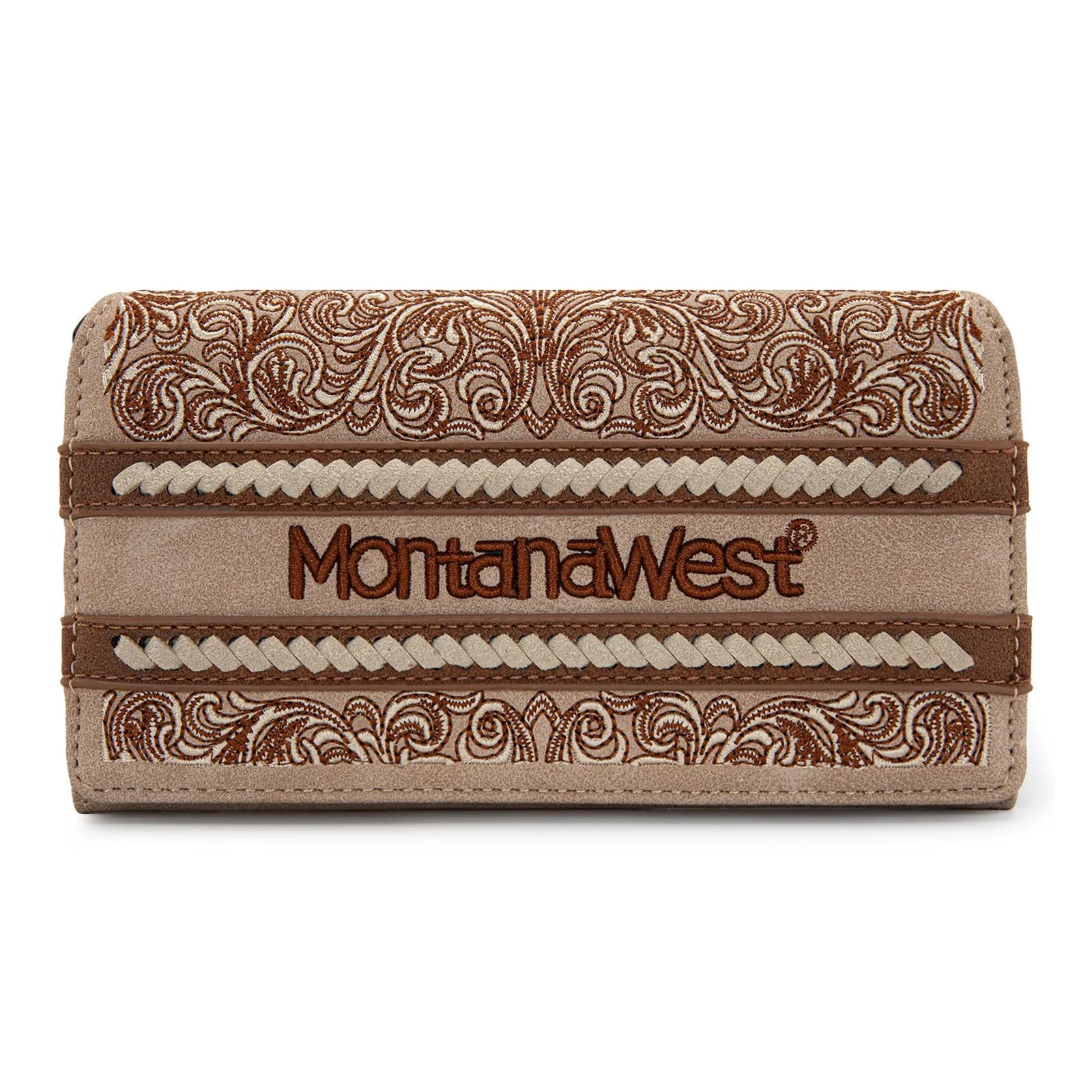 MW1279-W010 Montana West Embroidered Collection Wallet