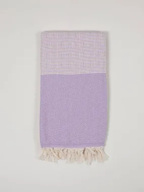 Nordic Dot Hammam Towel, Lilac