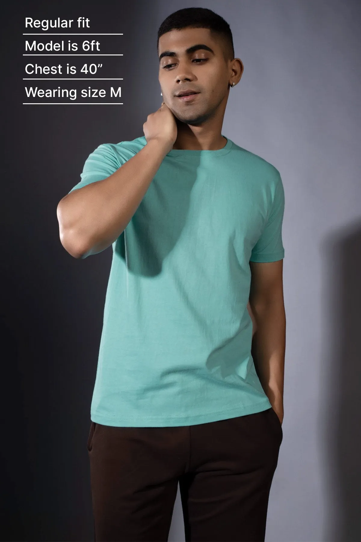 Pack 4 - Forest Melange, Mint Green, Sky Blue & Navy Melange - Classic Crew