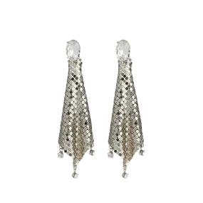 Pixel Strass Drop Earring