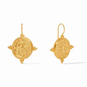 Quatro Coin Earring