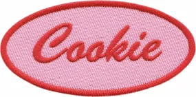 "Cookie" Diner Name Tag Oval Patch