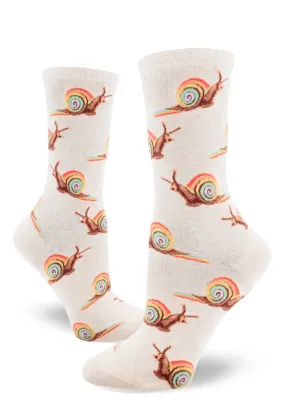 Rainbow Snail Women's Socks