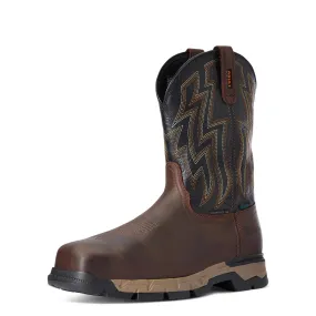 Rebar Flex Composite-Toe Waterproof Western Work Boot Dark Brown