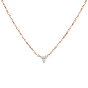 Rose Gold Trinity Necklace