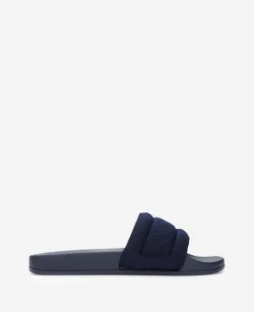 Screen Quilted Slide Sandal