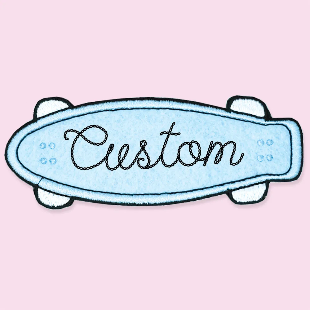 Skateboard Personalized Patch