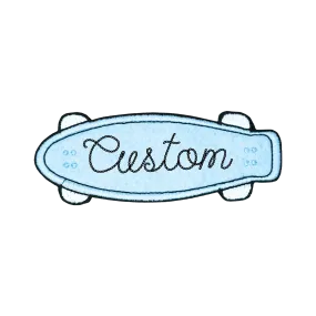 Skateboard Personalized Patch