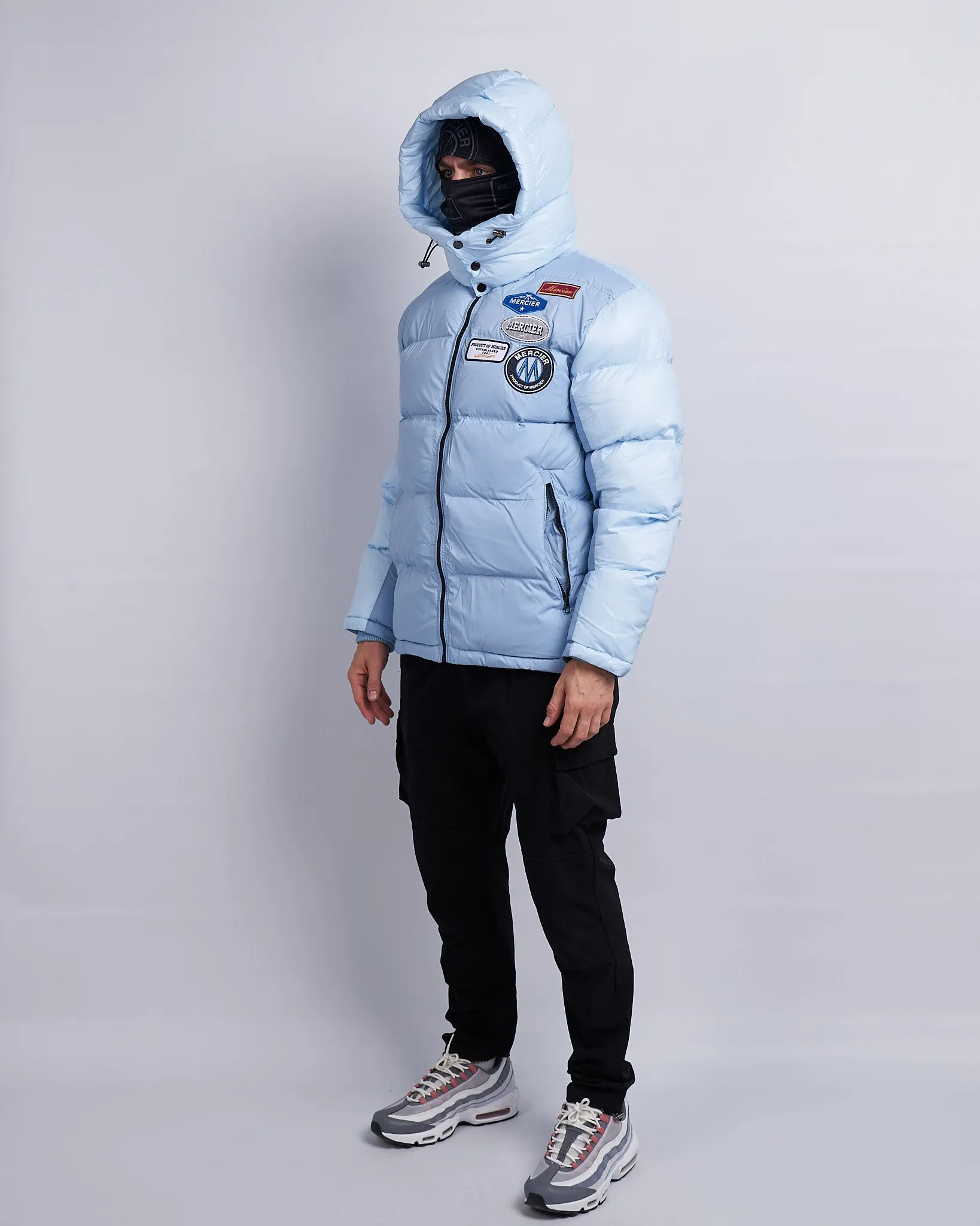 Sky Blue OG badge Panelled Jacket