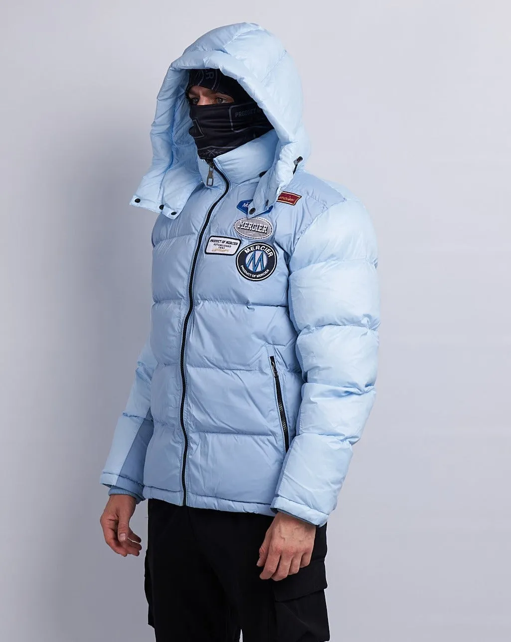 Sky Blue OG badge Panelled Jacket